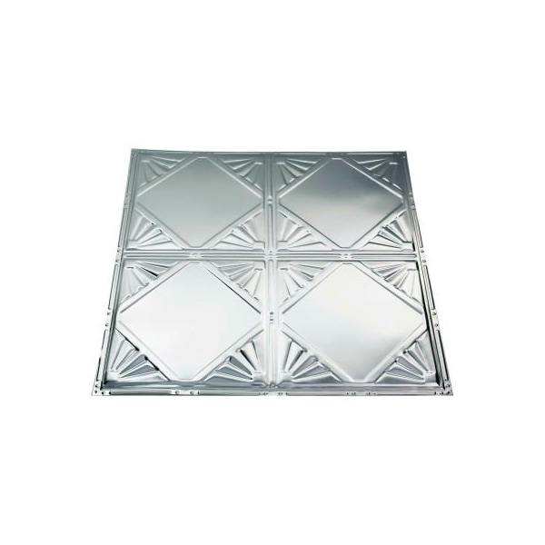 Acoustic Ceiling Products Great Lakes Tin Erie 2' X 2' Nail-up Tin Ceiling Tile in Unfinished - T56-03 T56-03 - main